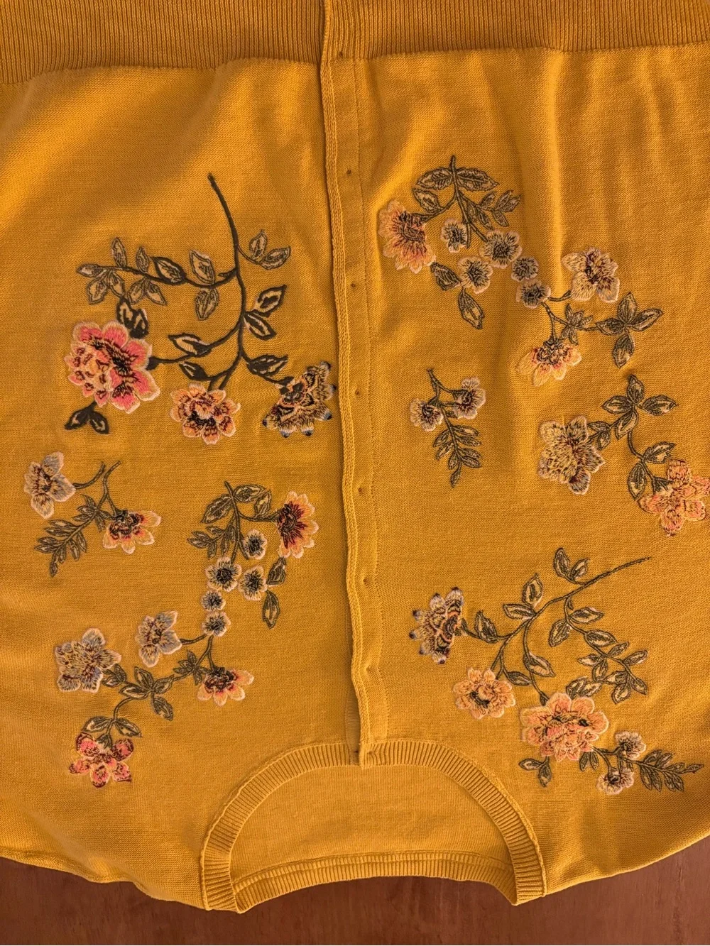 Sundance Goldenrod/Chartreuse Embroidered Cardigan